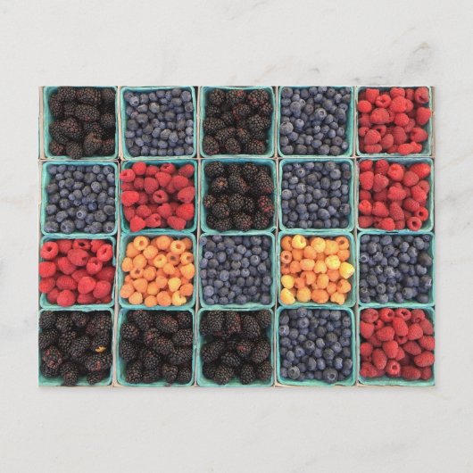 Mengsels voor bessen briefkaart (Voorkant)
