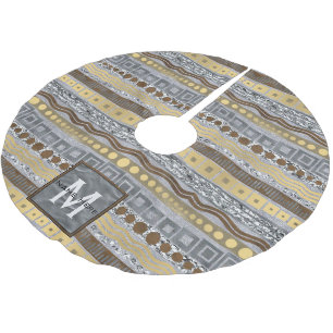 Mengsels voor kerstmis met monogram kerstboom rok