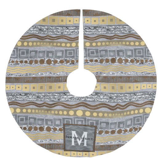 Mengsels voor kerstmis met monogram kerstboom rok (Voorkant)