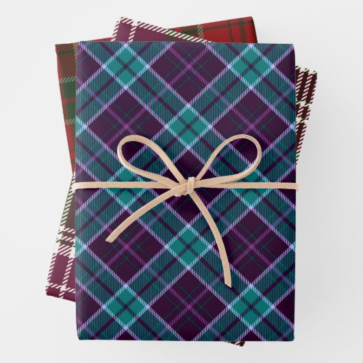 Mengsels voor kerstpatronen inpakpapier vel (In situ)