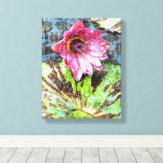 Mengsels voor wandkunst van Media Canvas (Insitu (Houten vloer))