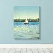 Mengsels voor wandkunst van Media Canvas (Insitu (Houten vloer))