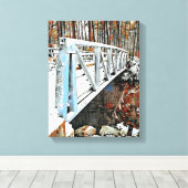 Mengsels voor wandkunst van Media Canvas (Insitu (Houten vloer))