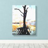 Mengsels voor wandkunst van Media Canvas (Insitu (Houten vloer))