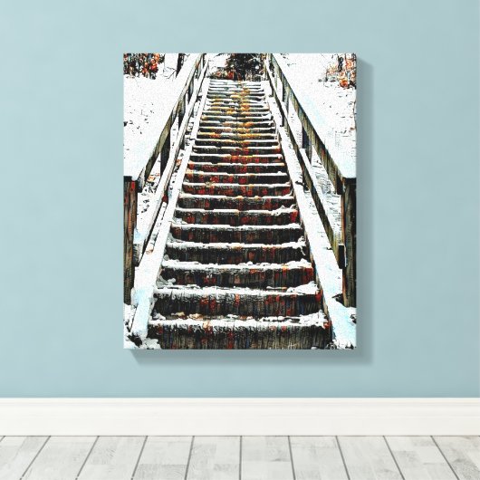 Mengsels voor wandkunst van Media Canvas (Insitu (Houten vloer))