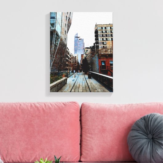 Mengsels voor wandkunst van Media Canvas (Insitu (Woonkamer))