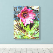 Mengsels voor wandkunst van Media Canvas Afdruk (Insitu (Houten vloer))