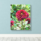 Mengsels voor wandkunst van Media Canvas Afdruk (Insitu (Houten vloer))