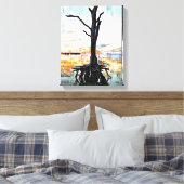 Mengsels voor wandkunst van Media Canvas Afdruk (Insitu (Slaapkamer))