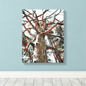 Mengsels voor wandkunst van Media Canvas Afdruk (Insitu (Houten vloer))