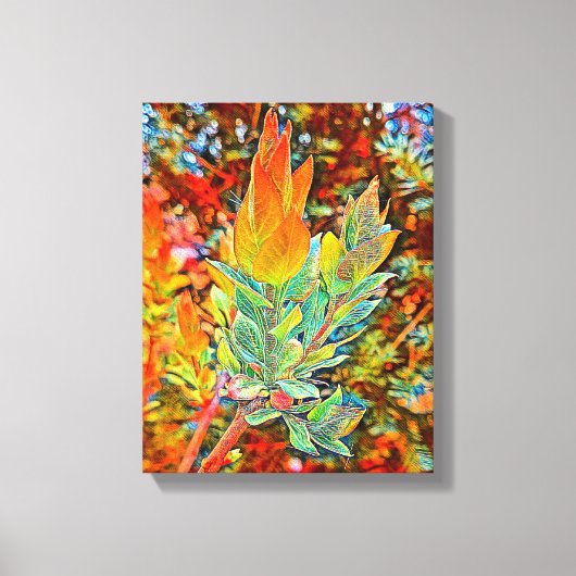 Mengsels voor wandkunst van Media Canvas Afdruk (Voorkant)