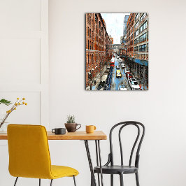 Mengsels voor wandkunst van Media Canvas Afdruk