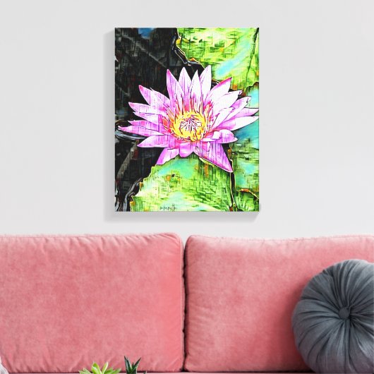 Mengsels voor wandkunst van Media Canvas Afdruk (Insitu (Woonkamer))