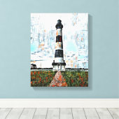 Mengsels voor wandkunst van Media Canvas Afdruk (Insitu (Houten vloer))