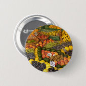 Mengvruchten Ronde Button 5,7 Cm (Voorkant /achterkant)