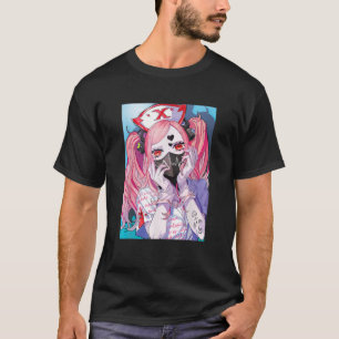 Menhera Anime Girl Yume Kawaii Edgy Pastel Gothic  T-shirt