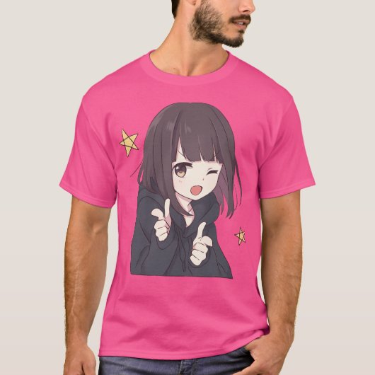 Menhera Chan Anime T-shirt (Voorkant)