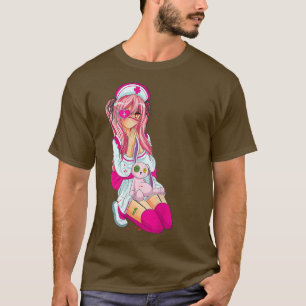 Menhera chan Yami Kawaii Gothic Harajuku Cree T-shirt