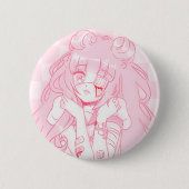 Menhera Girl Badge Ronde Button 5,7 Cm (Voorkant)
