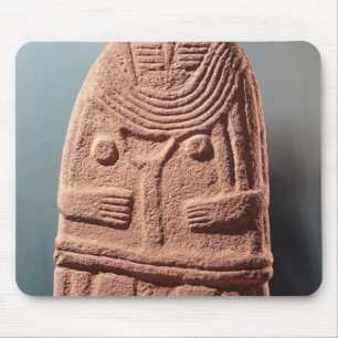 Menhir-standbeeld nr. 4 van Saint-Sernins-sur-Ranc Muismat
