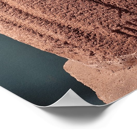 Menhir-standbeeld nr. 4 van Saint-Sernins-sur-Ranc Poster (Hoek)