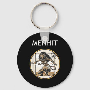 Menhit Nubian War Godin Oude mythologie Sleutelhanger