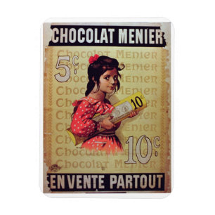 "Menier Chocolat", op verkoop overal (kleur lith Magneet