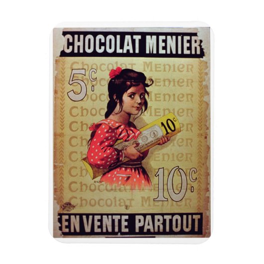 "Menier Chocolat", op verkoop overal (kleur lith Magneet (Verticaal)