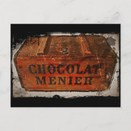  menier Chocolate Crate Briefkaart
