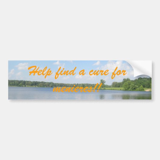 menieres bumpersticker (Voorkant)