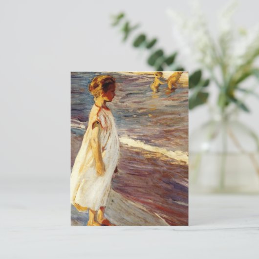 Menina - Joaquin Sorolla Briefkaart (Staand voorkant)