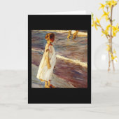 Menina - Joaquin Sorolla Kaart (Gele Bloem)
