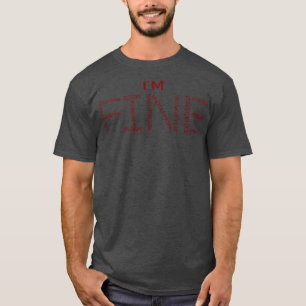 Meningitisbewustzijn Fine Word Art in deze familie T-shirt