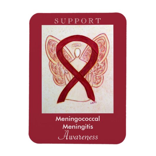 Meningokokken Meningitis Awareness Angel Magnet Magneet (Verticaal)