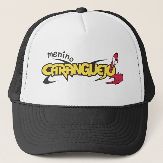 Menino Caranguejo - Boné Trucker Pet (Voorkant)
