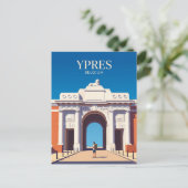 Meninpoort België Briefkaart (Staand voorkant)
