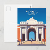 Meninpoort België Briefkaart (Voorkant / Achterkant)
