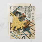 Menju Sôsuke Iyeteru door Kuniyoshi  Japan Briefkaart (Voorkant / Achterkant)