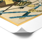 Menju Sôsuke Iyeteru door Kuniyoshi  Japan Poster (Hoek)