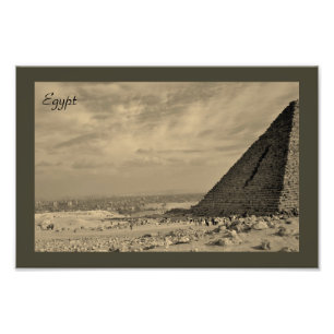 Menkaure Pyramid Foto Afdruk