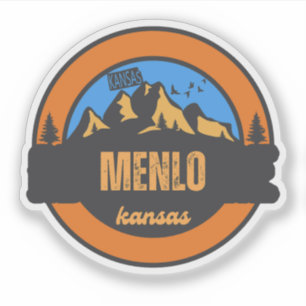 Menlo, Kansas Sticker