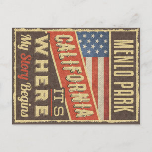 Menlo Park California Briefkaart
