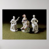 Mennecy porcelain group of a singer poster (Voorkant)