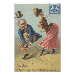 Mennen's Sure Corn Killer Ephemera Foto Print Foto Afdruk
