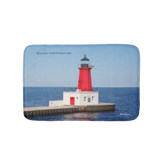 Menominee North Pierhead Light bathmat Badmat (Voorkant)