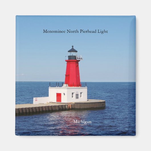Menominee North Pierhead Light magnet (Voorkant)