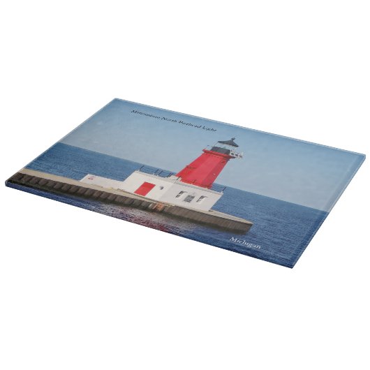 Menominee North Pierhead Light snijboard Snijplank (Hoek)