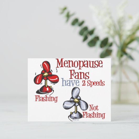 Menopaufan Briefkaart (Staand voorkant)