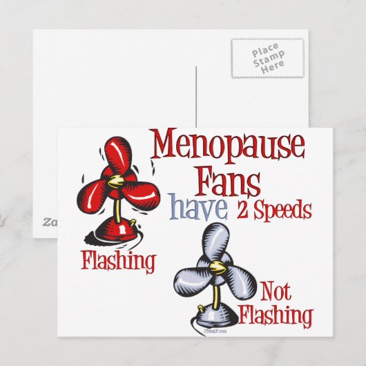 Menopaufan Briefkaart (Voorkant / Achterkant)