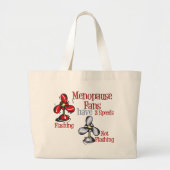 Menopaufan Grote Tote Bag (Voorkant)